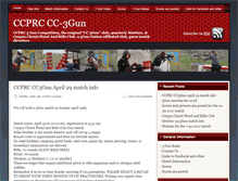 Tablet Screenshot of cc3gun.com
